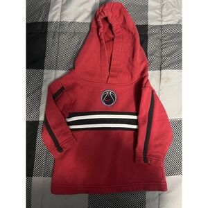 Nike vintage 90s Team Sports basketball logo Toddler 2T  red & navy hooded top‎